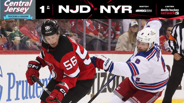 PREVIEW: Devils, Rangers Meet in Matinee Matchup