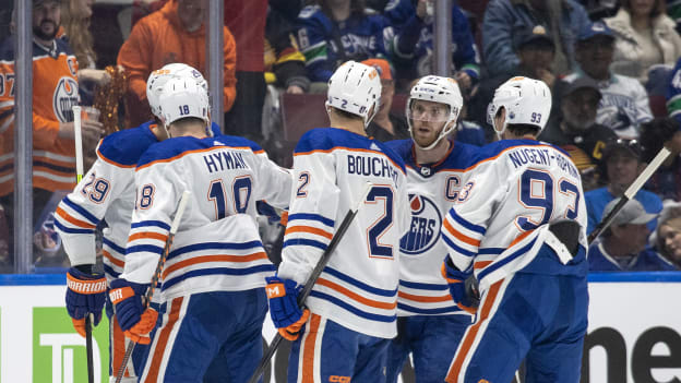 Edmonton. Oilers v Vancouver Canucks - Game One