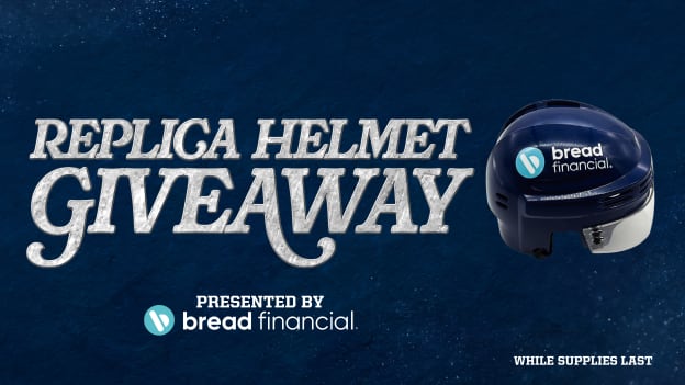 REPLICA HELMET GIVEAWAY, PRES. BY BREAD FINANCIAL