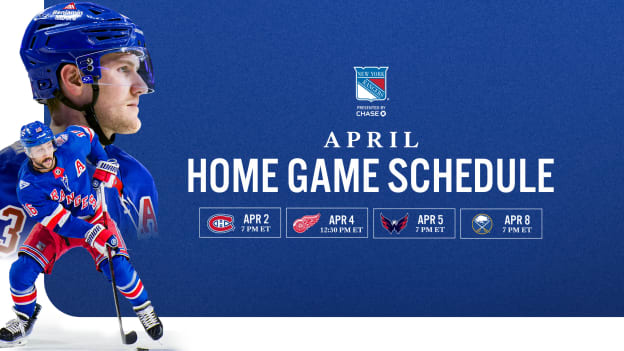 April Game Schedule