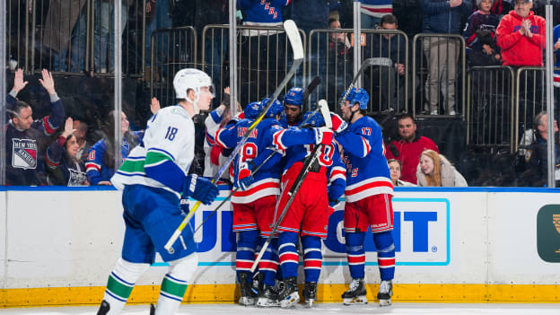 Vancouver Canucks v New York Rangers