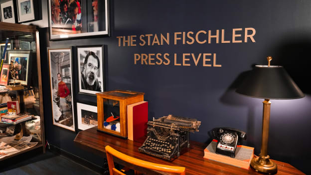 Stan Fischler Press Level Dedication
