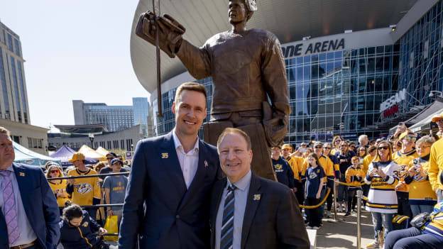 Pekka Rinne Statue Unveiling