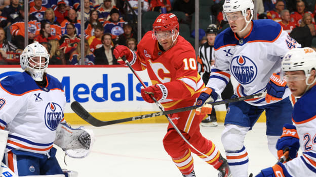 Edmonton Oilers v Calgary Flames