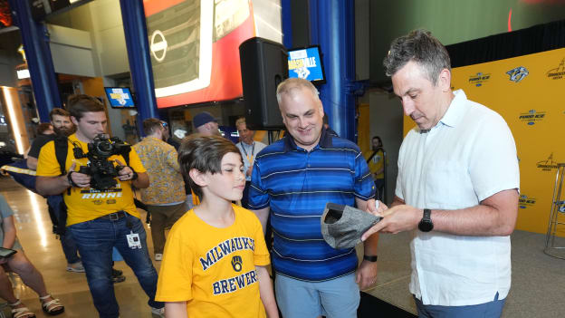 Andrew Brunette Meets Preds Fans at Summer Select-a-Seat
