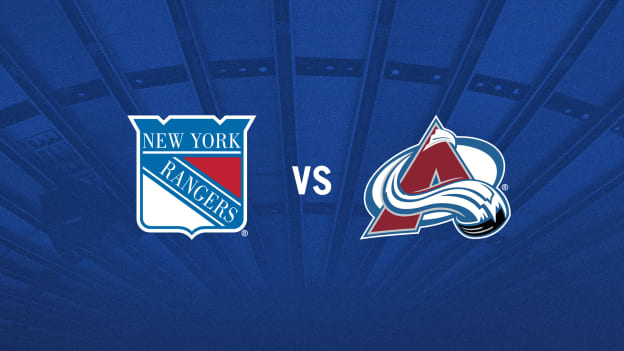 New York Rangers vs. Colorado Avalanche 