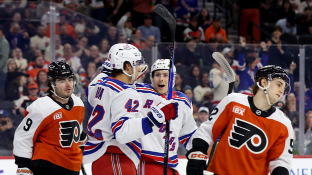 New York Rangers v Philadelphia Flyers