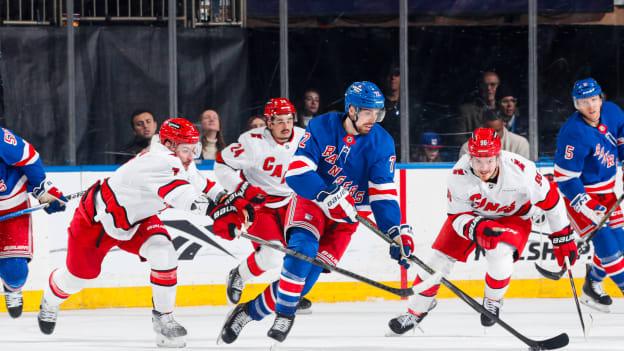 Carolina Hurricanes v New York Rangers