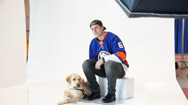 Islanders Pucks and Paws Calendar Shoot 2023