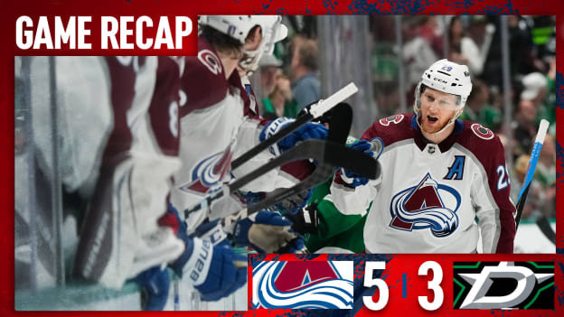 Avalanche Stave off Elimination, Beat Stars 5-3 in Game Five 