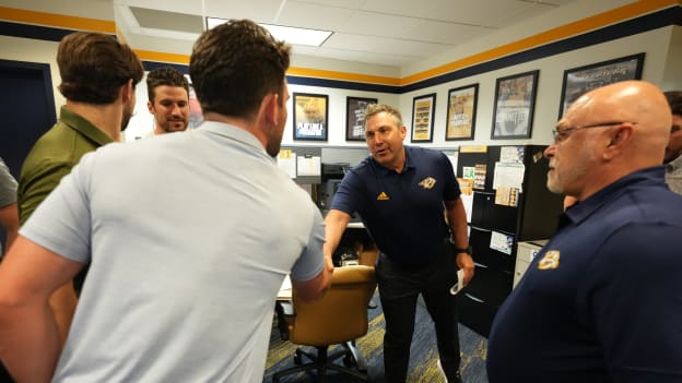 Head Coach Andrew Brunette Arrives in Smashville