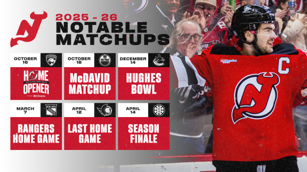 Devils' 2025-26 Key Dates