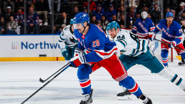 San Jose Sharks v New York Rangers