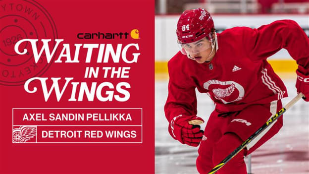 Waiting in the Wings | Defenseman prospect Axel Sandin Pellikka has high expectations for himself