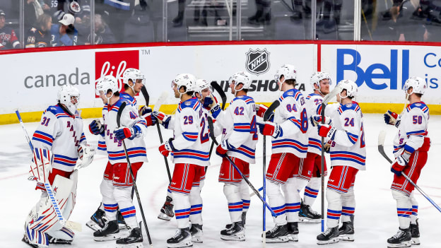 New York Rangers v Winnipeg Jets