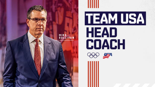 Mike Sullivan Named Head Coach of Team USA for the 2025 Four Nations Face-Off and the 2026 Men’s Olympic Hockey Team