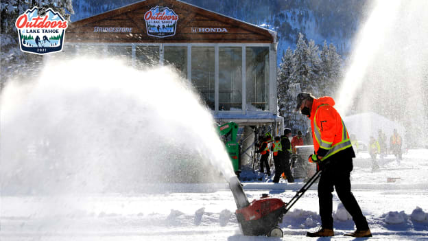 NHL Outdoors: Lake Tahoe Preparations