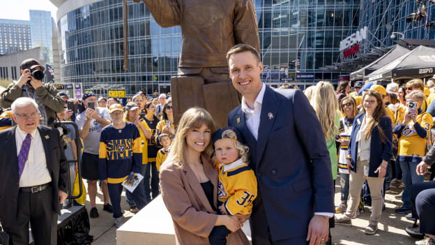 Pekka Rinne Statue Unveiling