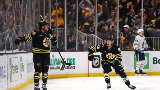 Pastrnak, Bruins Eliminate Maple Leafs with OT Win in Game 7