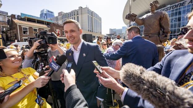 Pekka Rinne Statue Unveiling