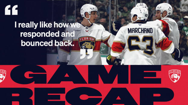 RECAP: Panthers 4, Stars 0