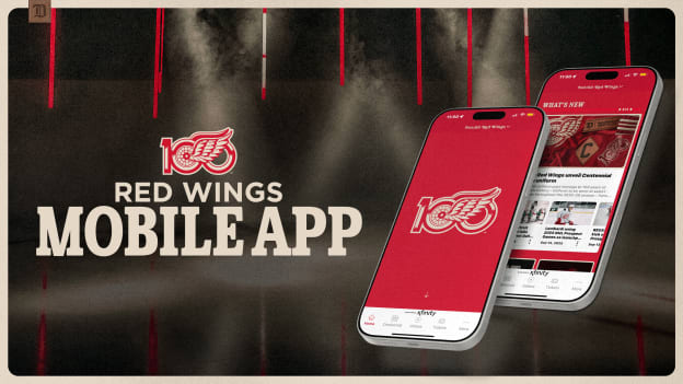 Live Updates on the Official Red Wings App