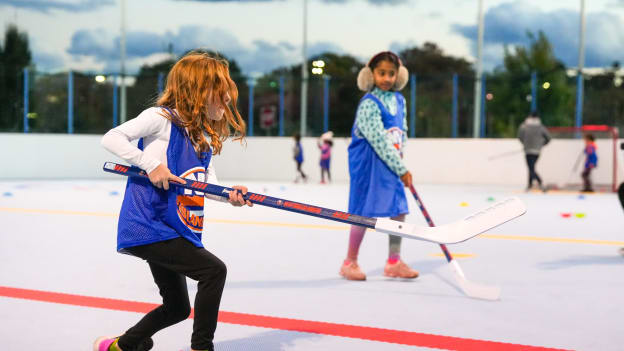 PHOTOS: Try Street Hockey for Free with Girl Scouts of Nassau County