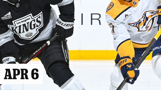 APRIL 6 VS NASHVILLE PREDATORS
