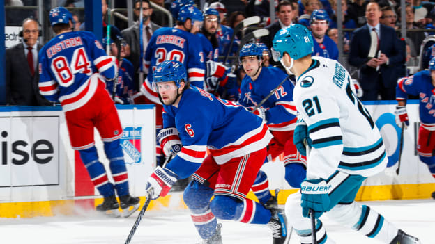 San Jose Sharks v New York Rangers