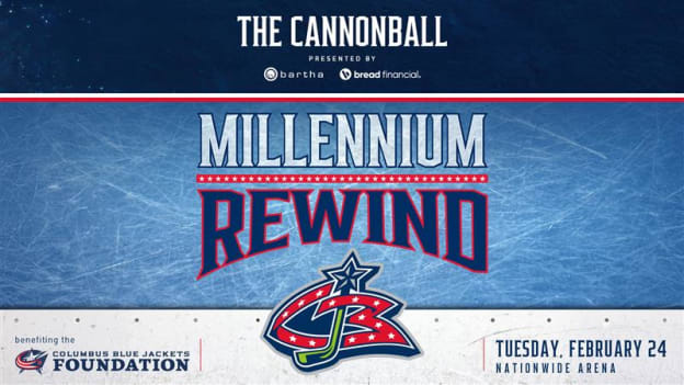 Blue Jackets throw it back to the Millennium era at The Cannonball