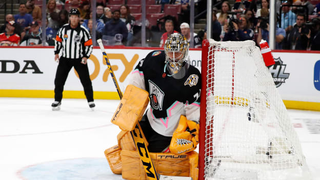 Best of Juuse Saros at the 2023 NHL All-Star Weekend