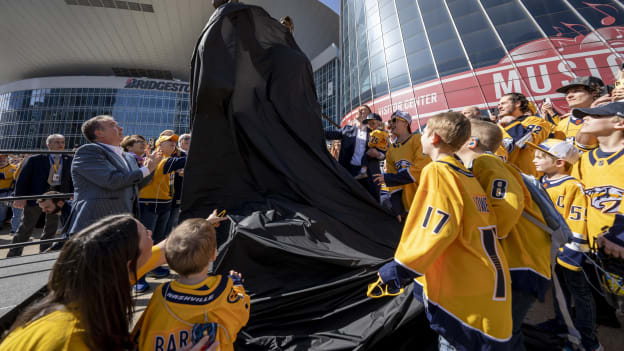 Pekka Rinne Statue Unveiling