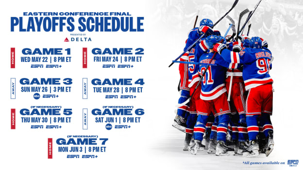 Eastern Conference Final Schedule