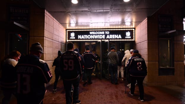 Columbus Blue Jackets on X: A warm welcome to the Arena District