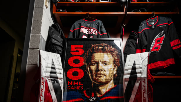Gallery: Frederik Andersen's 500 Games Ceremony