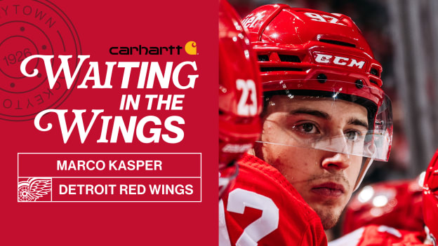 Waiting in the Wings | Forward prospect Marco Kasper making strides, learning to be a complete player in AHL