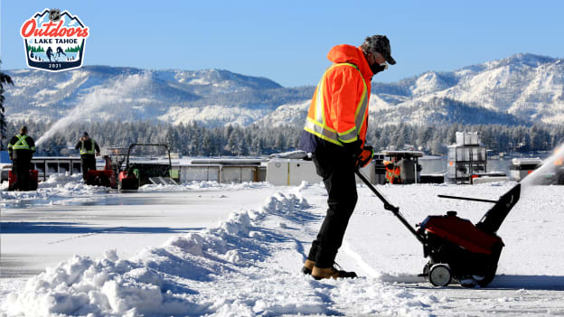 NHL Outdoors: Lake Tahoe Preparations