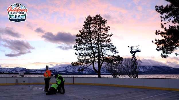 NHL Outdoors: Lake Tahoe Preparations