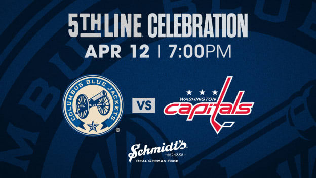 SATURDAY, APRIL 12 AT 7 PM VS. WASHINGTON CAPITALS