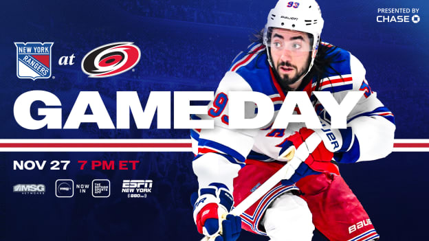 Rangers at Hurricanes: Pregame Notes