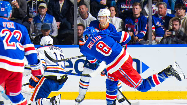 Edmonton Oilers v New York Rangers
