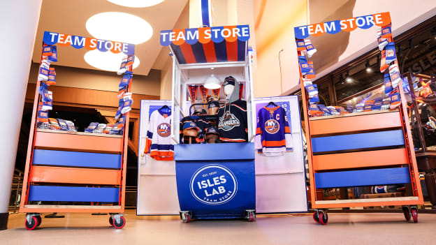 The Isles Lab Team Store has - New York Islanders