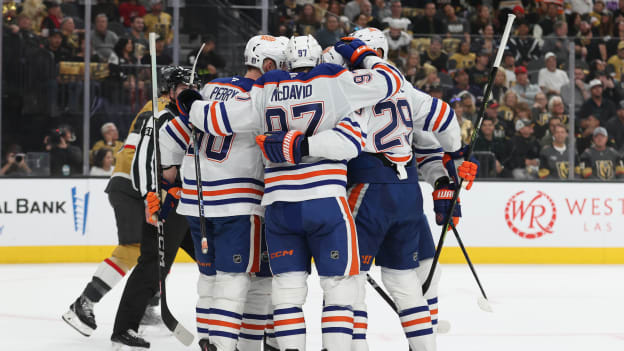 Edmonton Oilers v Vegas Golden Knights - Game One