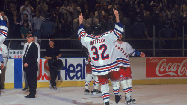 Stephane Matteau Of The Rangers