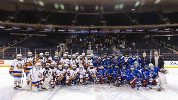 Jr. Rangers vs Jr. Islanders @ MSG