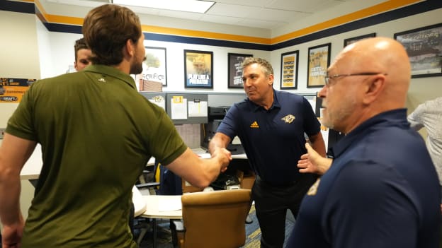 Head Coach Andrew Brunette Arrives in Smashville