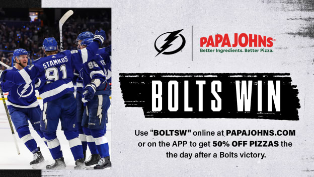 Tampa Bay Lightning Game Ticket Gift Voucher