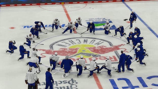 Buffalo Sabres morning skate Global Series Challenge