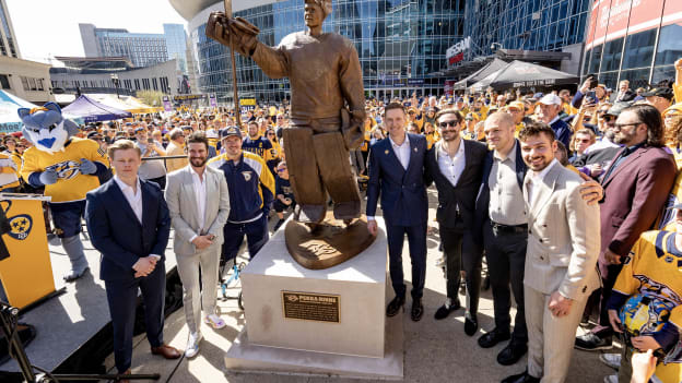 Pekka Rinne Statue Unveiling