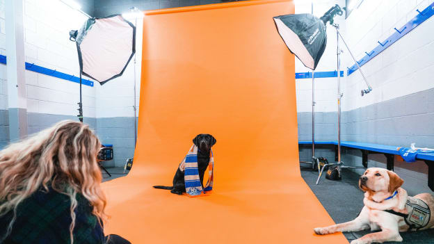 PHOTOS: Islanders 2025 Pucks and Paws Calendar Photoshoot